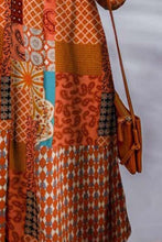Load image into Gallery viewer, Printed Button Up Long Sleeve Cardigan