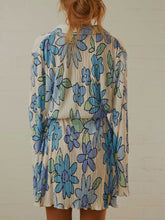 Load image into Gallery viewer, Tied Button Up Long Sleeve Dress