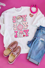 Load image into Gallery viewer, JOY Round Neck Long Sleeve Sweatshirt