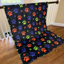 Load image into Gallery viewer, Blanket Halloween #30 - Paw Print - PREORDER ends 7/25