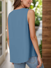 Load image into Gallery viewer, Full Size Ruched V-Neck Tank