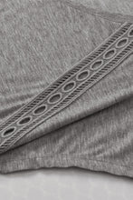 Load image into Gallery viewer, Heathered V-Neck Short Sleeve T-Shirt