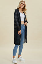 Load image into Gallery viewer, Double Take Full Size Open Front Longline Cardigan