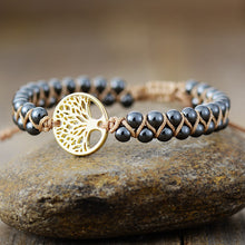 Load image into Gallery viewer, Alloy Natural Stone Braided Bracelet
