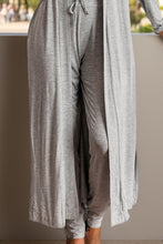 Load image into Gallery viewer, Open Front Long Sleeve Cardigan and Pants Lounge Set