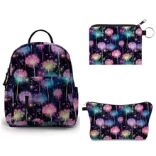 Load image into Gallery viewer, Mini Backpack, Pouch, & Mini Pouch Bundled Set - Rainbow Dandelion