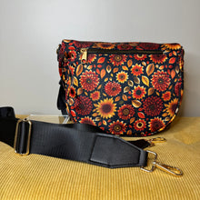 Load image into Gallery viewer, Roni - Nylon Crossbody - Moody Crimson Floral