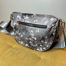 Load image into Gallery viewer, The Roni Nylon Crossbody - Grey Cherry Blossom