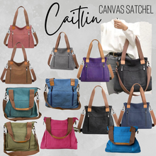 Load image into Gallery viewer, Caitlin - Canvas Satchel