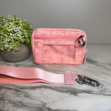 Load image into Gallery viewer, Rue - Nylon Wristlet Wallet - Pink Orange Bow
