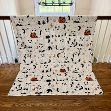 Load image into Gallery viewer, Blanket Halloween #4 - Ghost Cats - PREORDER ends 7/25