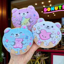 Load image into Gallery viewer, Super Duper Sugar Squisher - Plush Sugar Bear Donuts