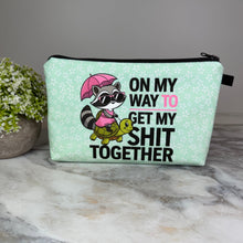 Load image into Gallery viewer, Pouch - Adult Raccoon Turtle Get My Shit Together