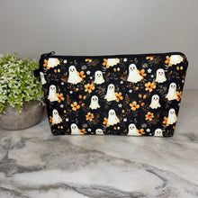 Load image into Gallery viewer, Pouch - Halloween Fall - Floral Ghost