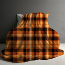 Load image into Gallery viewer, Blanket - Halloween - Plaid #1 - PREORDER 7/29-8/1