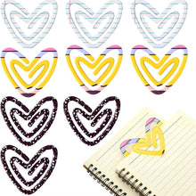 Load image into Gallery viewer, Jumbo Paperclip - Heart Pencil - PREORDER