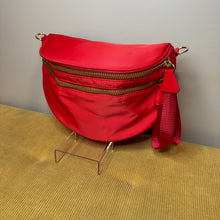 Load image into Gallery viewer, The Roni Nylon Crossbody - Solid Red