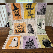 Load image into Gallery viewer, Blanket - Halloween - Stamps - PREORDER 7/29-8/1