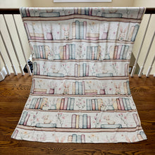 Load image into Gallery viewer, Blanket - Easter - Bunny Bookshelf