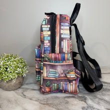 Load image into Gallery viewer, Mini Backpack - Book Shelves