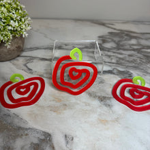 Load image into Gallery viewer, Jumbo Paperclip - Apple Shaped Apple - PREORDER