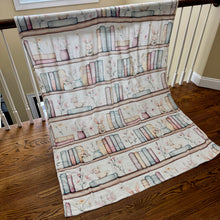 Load image into Gallery viewer, Blanket - Easter - Bunny Bookshelf
