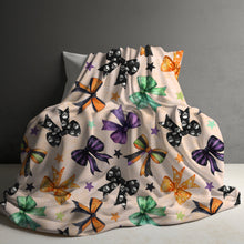Load image into Gallery viewer, Blanket Halloween #33 - Halloween Bows - PREORDER ends 7/25