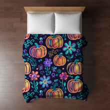 Load image into Gallery viewer, Blanket - Halloween - Glowing Pumpkins - PREORDER 7/29-8/1