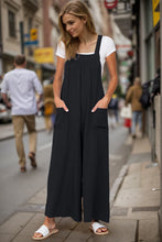 Load image into Gallery viewer, Double Take Full Size Wide Leg Overalls with Pockets