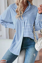 Load image into Gallery viewer, Plaid Button Up Long Sleeve Shirt