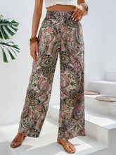 Load image into Gallery viewer, Printed Wide Leg Pants