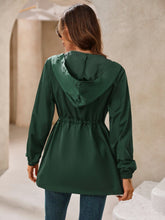 Load image into Gallery viewer, Ivy Lane Outdoor Waterproof Long Sleeve Hooded Windbreaker