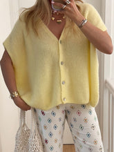 Load image into Gallery viewer, V-Neck Button Up Short Sleeve Cardigan