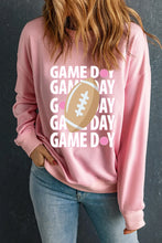 Load image into Gallery viewer, GAME DAY Round Neck Long Sleeve Sweatshirt