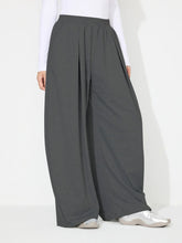 Load image into Gallery viewer, Elastic Waist Wide Leg Pants with Pockets
