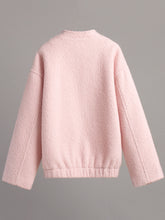 Load image into Gallery viewer, Double Take Plush Mock Neck Snap Down Jacket with Pockets