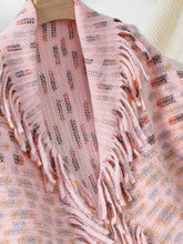 Load image into Gallery viewer, Fringe Open Front Half Sleeve Poncho