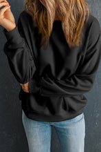 Load image into Gallery viewer, Round Neck Dropped Shoulder Sweatshirt