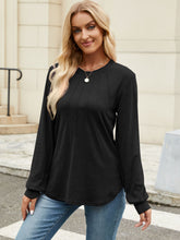 Load image into Gallery viewer, Round Neck Long Sleeve T-Shirt