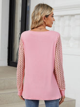 Load image into Gallery viewer, Cutout Round Neck Long Sleeve T-Shirt