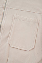 Load image into Gallery viewer, Pocketed Zip Up Long Sleeve Hooded Jacket