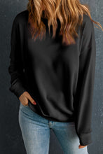 Load image into Gallery viewer, Round Neck Dropped Shoulder Sweatshirt