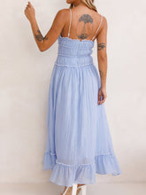 Load image into Gallery viewer, Devine Frill Ruffled Hem Midi Cami Dress