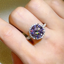 Load image into Gallery viewer, 3 Carat Moissanite Zircon 925 Sterling Silver Ring