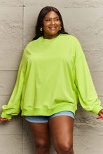 Load image into Gallery viewer, Full Size Round Neck Long Sleeve Sweatshirt