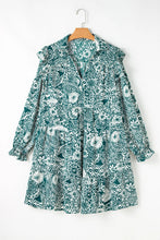 Load image into Gallery viewer, Plus Size Ruffled Printed Flounce Sleeve Dress