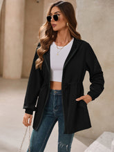 Load image into Gallery viewer, Ivy Lane Outdoor Waterproof Long Sleeve Hooded Windbreaker