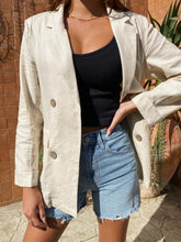 Load image into Gallery viewer, Lapel Collar Long Sleeve Blazer