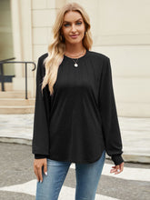 Load image into Gallery viewer, Round Neck Long Sleeve T-Shirt