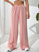 Load image into Gallery viewer, Elastic Waist Wide Leg Pants
